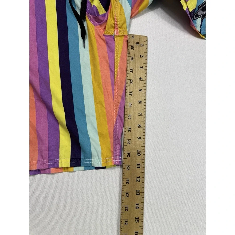 O’neill Hybrid Shorts Mens 36x11 Board Bermuda Stretch Beach Swim Colorful